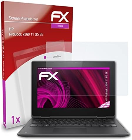 atFoliX zaštitni Film od plastičnog stakla kompatibilan sa HP ProBook x360 11 G5 ee zaštitom stakla, 9h Hybrid-Glass
