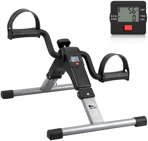 Folding pedala Exerciser-Mini Vježba Bike ispod stola bicikl pedala Exerciser sa LCD ekran za ruke i noge