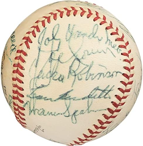 Istorijski Jackie Robinson 1962 Hof Indukciju potpisan bejzbol W / Branch Rickey PSA - autogramirani
