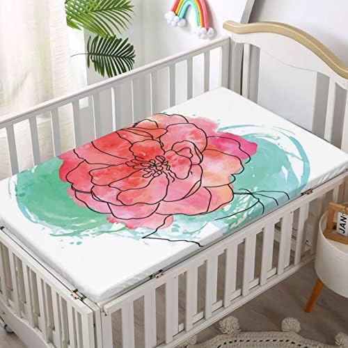 Ružičasta napuštena lista kreveta, standardni madrac sa krevetom ultra ultra mekani materijal-beba za dječake,