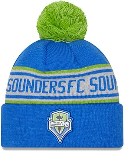 New Era Seattle Sounders FC plava Repeat manžeta Pom pleteni šešir
