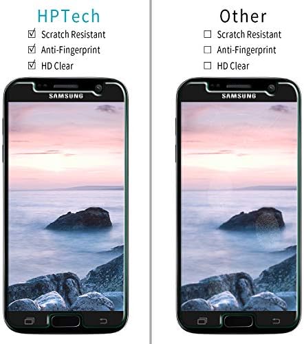 HPTech (2-paket Galaxy S7 zaštitnik ekrana-kaljeno staklo za Samsung Galaxy S7, jednostavan za instaliranje,