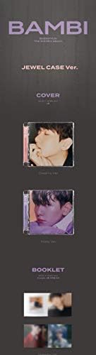 Exo Baekhyun Bambi 3. mini album Jewel Case Verzija Slučajni poklopac CD + 8P Lyrics + 1p AR Clip Card + 1p