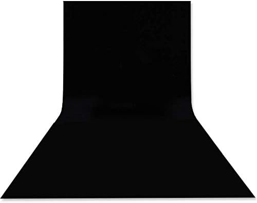 Hemmotop 10 x 12ft Black Backdrop pozadina crna pozadina za fotografiju crne photo Backdrop krpa za