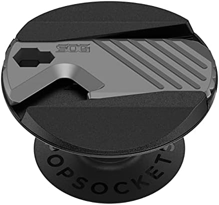 PopSockets: PopGrip Sog Multi alat-Crna, za pametne telefone