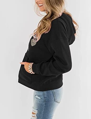 Lacozy ženska dukserica za hoodie, casual mama grafičke košulje duge dugih rukava labavi pulover