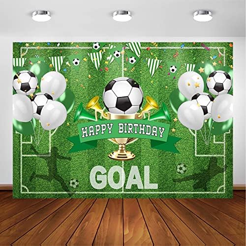Avezano Soccer Party pozadine sportske tematske dekoracije za zabave Fudbal Sretan rođendan zidna viseća pozadina