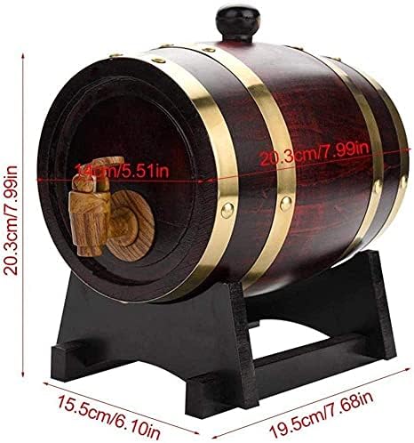 Početna bar dodatna oprema Whisky Decanter Wine Decanter Premium Oak Barrel Home Whisky Barrel