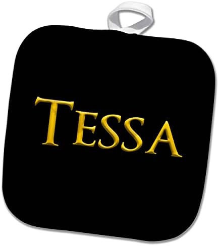 3Droza Tessa Popularna dama u Americi. Žuta na crnoj šarmu - Pothilders