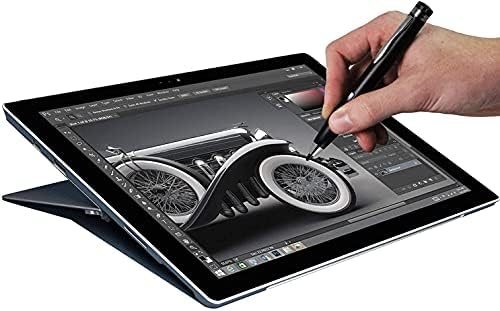 Bronel crna fine tačaka digitalna aktivna olovka - kompatibilna sa Lenovo IdeaPad Flex 3i Chromebook