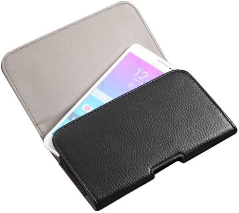 Crno / siva teksturirana horizontalna torbica za Samsung Galaxy Note II , I717
