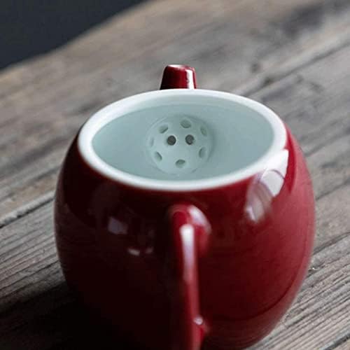 Čvrsta boja crvena svečana romantična keramička porodična porodica koristi kung fu s čajnim teapotama