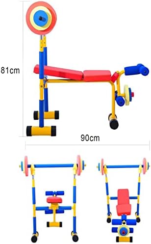 PDKJNID Zabavna i fitness oprema za vježbanje za djecu multifunkcionalna težina, rimska stolica,