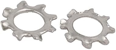 X-dree Unutarnji dijamalni čelik od nehrđajućeg čelika za pranje za blokiranje zuba srebrni
