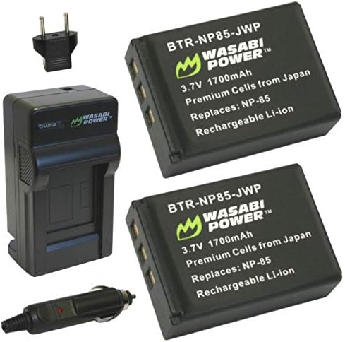Wasabi Električna baterija i punjač za Fujifilm NP-85 i Fuji Finepix S1, SL240, SL260, SL280, SL300, SL305, SL1000