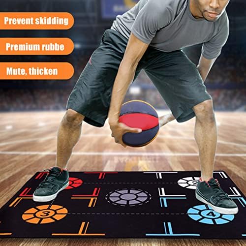Jopwkuin košarkaški trening, meka tihi dugačak trajan košarkaški footstep mat guma za sport