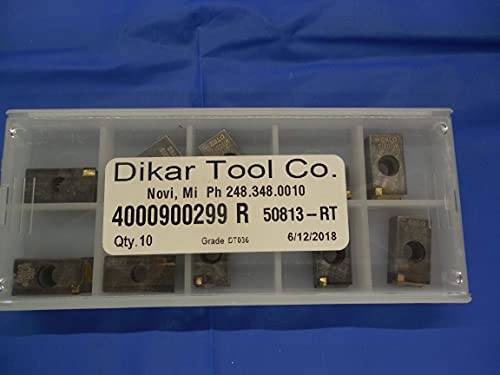 10pcs New Dikar Tool co. MT10319 DT62 Carbide umetci DTC 50813-RT indeks