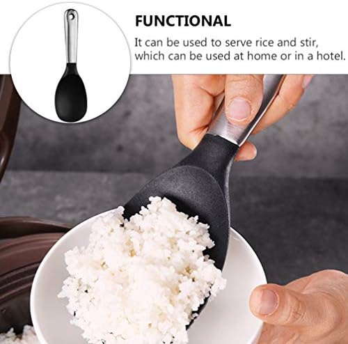 Doitool nehrđajućeg čelika kašika silikonska riža kašika sa ručicom od nehrđajućeg čelika Kuhinja uređaji