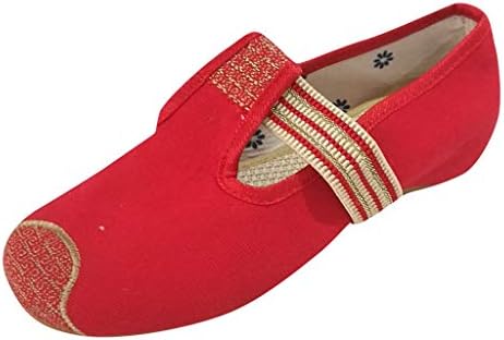 Wasserce seksi papuče za žene veličine 11 Ženske plesne cipele plitke jednoodne cipele meke dno vezene casual