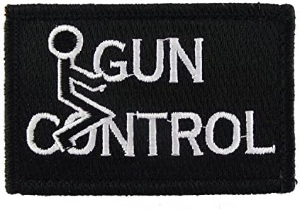 F ** K Gun Control Tactical Funny kuka i petlja MORALE Patch