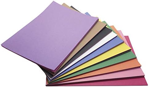 Građevinski papir za djecu, 9 x 12 inča, različite boje, 500 listova - 1465886 & Elmer's All School ljepilo