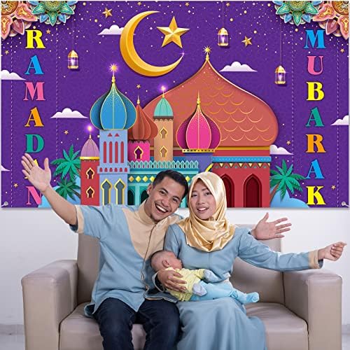Ramazan Mubarak dekoracije Backdrop Banner Muslim Ramadan Kareem pozadina Eid Mubarak znak Photo