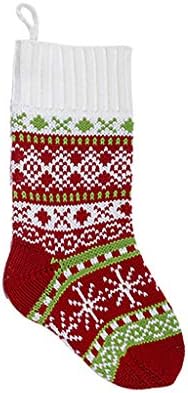 Pletena vrećica ukrašavanje božićne božićne čarape Slatkice zalihe čarape Naslovnica Decor Party Balls