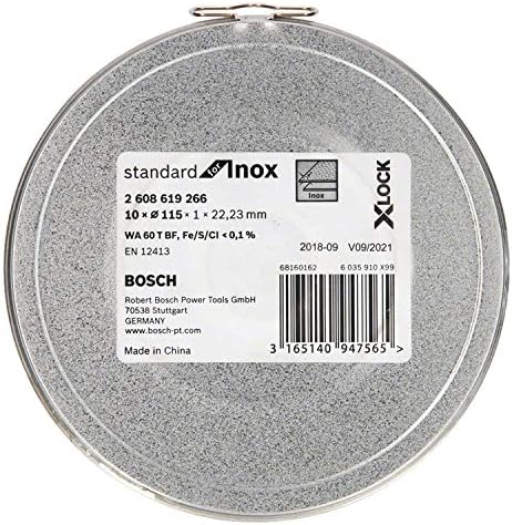 Bosch Professional 2608619266 pakovanje od 10 standarda diska za ravno sečenje