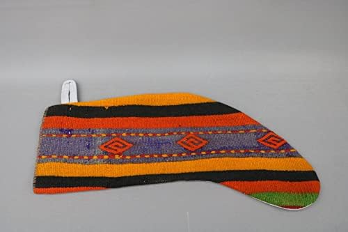 Sarikaya Jastuk Xmas uzorkovanje, božićni dekor, etnička čarapa, anatolijska čarapa, božićna