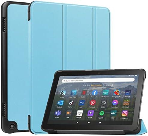 Torbica tablet uređaja Kompatibilan je s Kindle Fire HD 8 i FARE HD 8 Plus, tri-preklopni pametni tablet, tanka