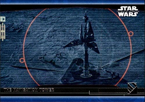 2020 TOPPS Star Wars Raspon Skywalker serije 2 plave 69 Trgovačka kartica za navigacijsku tornju