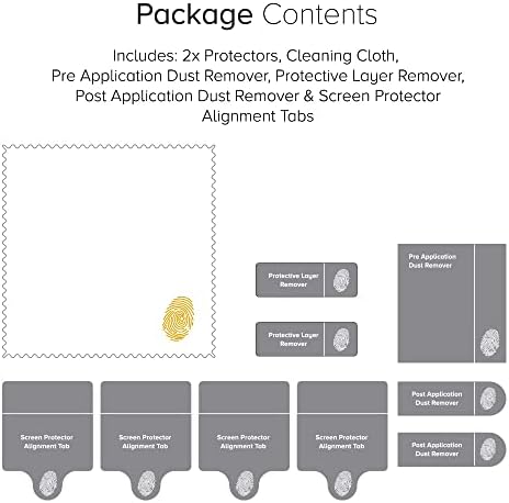 Deloucijska svila Blagi Protector Film za zaštitni ekran Kompatibilan sa Winmate M101P [pakovanje
