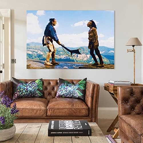 DSHUAI posljednji Mohikanski kraj Scene Poster platnena zidna umjetnička slika Kućni dekor HD poklon za Štampanje20x30inch