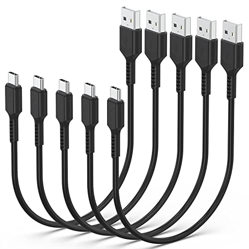Kratki USB C kabl 1ft, 5pack USB a na USB C kabl za punjenje brzo punjenje izdržljiv USB Tip C kabl za Samsung
