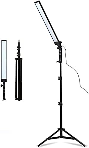PDGJG Fotografski studio LED rasvjeta Kit Zatamnjena LED lampica Ručna lampa za punjenje sa držačem