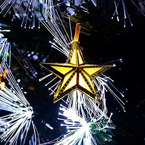 Haieshop božićno staberk umjetno božićno ukrašavanje smreke zglobove umjetno božićno drvce osvijetljeno višebojnim