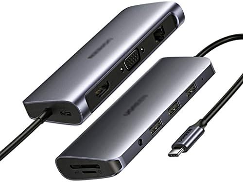 SBSNH USB C Hub 10 u 1 USB Tip C na HDMI 4K USB 3.0 VGA PD 3.5 mm full function Hub