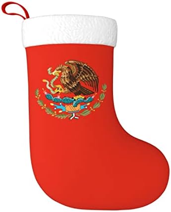 TZT Mexican Eagle Grubovi Božićne čarape, Xmas Holiday Party pokloni za obiteljsko odmarališta 18-inčni