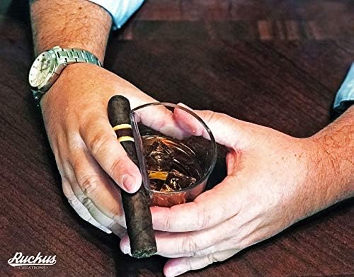 Ruckus Creations cigara Whisky Glass poklon za muškarce, staromodna cigara Whisky Glass sa