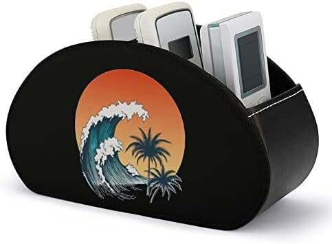 Surfer Big Wave kožni držač za daljinsko upravljanje Funny Caddy kutija za odlaganje desktop organizator