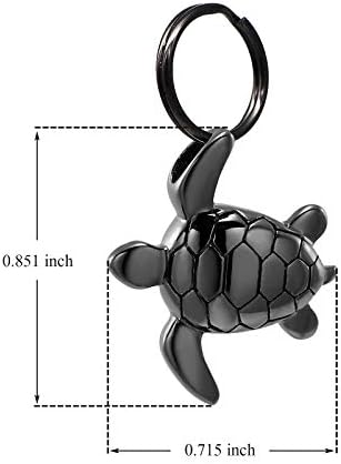 Morska kornjača kremiranje nakit za pepeo privjesak za uspomenu od nehrđajućeg čelika ogrlica za spomen urnu za kućne ljubimce / ljude