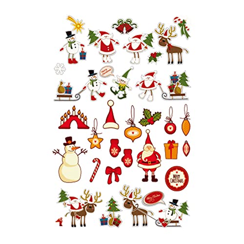 Božićne privremene naljepnice za tetovažu Santa Claus Božićno stablo vijenac Antler Elk za božićne zabavne