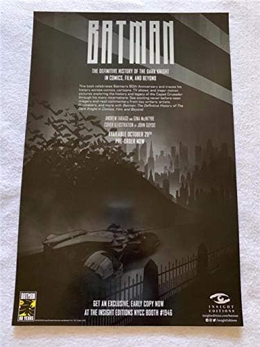 Batman 12 X18 originalni promo poster NYCC 2019 uvid u izdanja 80 godina