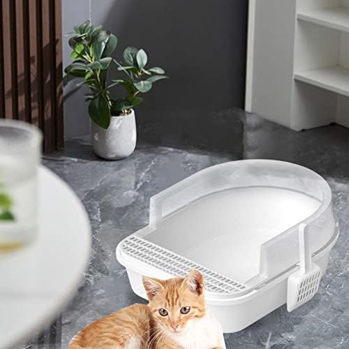 ＫＬＫＣＭＳ kutija za otpatke za mačke protiv prskanja WC-a za mačke Prijenosna poluzatvorena posuda za mačje pijesak