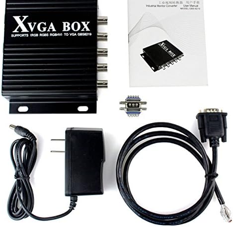 Baile GBS-8219 XVGA kutija CGA EGA RGB RGBS RGBHV u VGA industrijski monitor Video Converter za FHKD