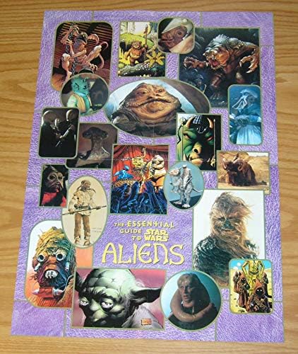 Bitni vodič za ratove zvijezda Aliens - 14 x 20 dvostrani poster - TOPPS / lucasfilm; poster