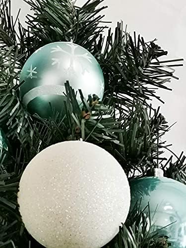 Gytha & mama: 86 CT Božić Shatterproof Lopta sa više boja za sezonski dekorativni Set sa višekratnu