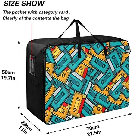 Umanje u torba za pohranu velikih kapaciteta - kaseta Cartoon Quilt odjeća za odjeću za ukrašavanje