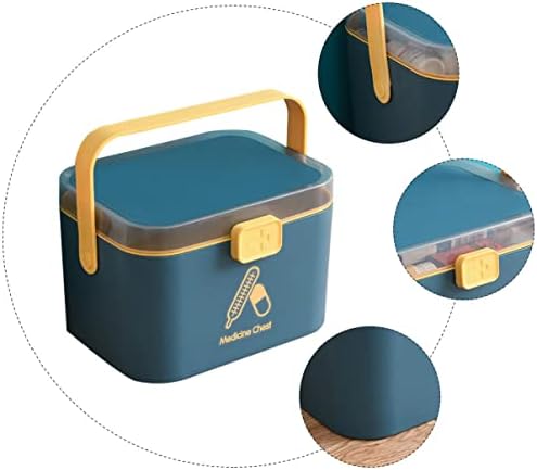 Cabilock 3pcsbox višeslojni poklopci kontejnerske sigurnosti x Travel CM Clear Domaćin sa uklonjivim kozmetikom
