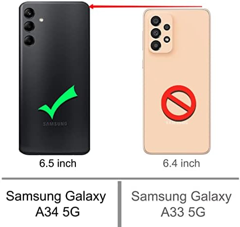 Osophter za Samsung Galaxy A34 5G slučaj sa zaštitom ekrana amortizacijom fleksibilni TPU gumeni